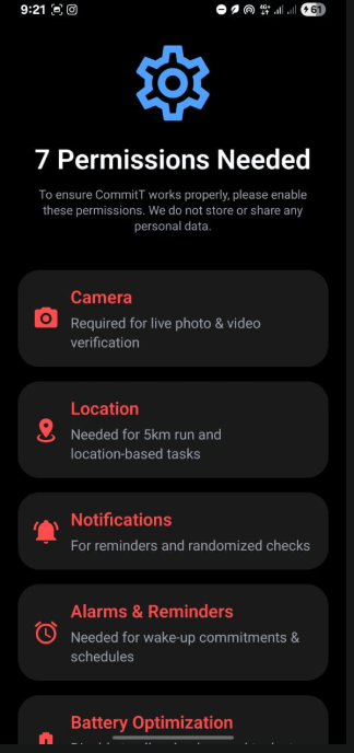 CommitT Screen 7
