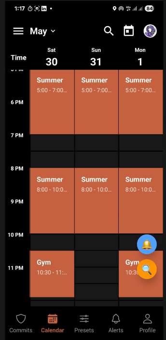 Scheduled Calendar Instances