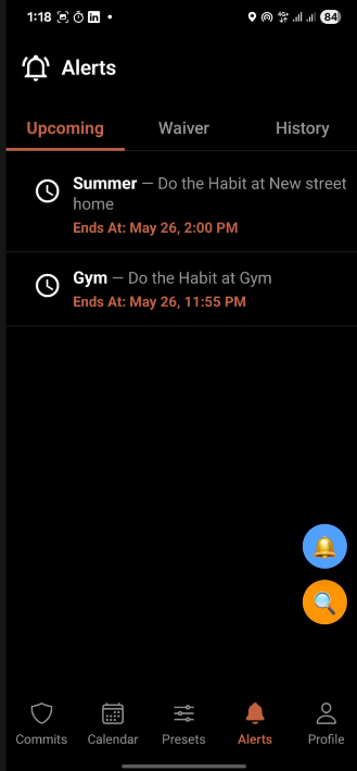 Upcoming Tasks
