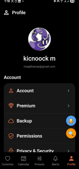 User Profile Details