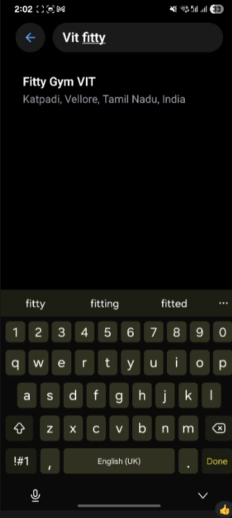 Search Interface