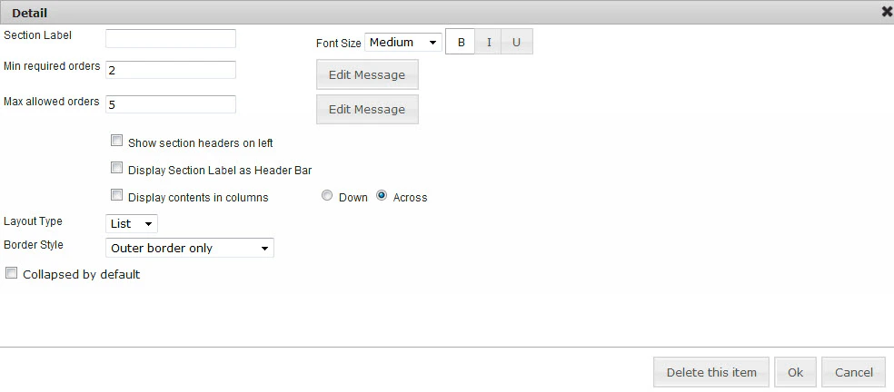 order set section example genl admission 753