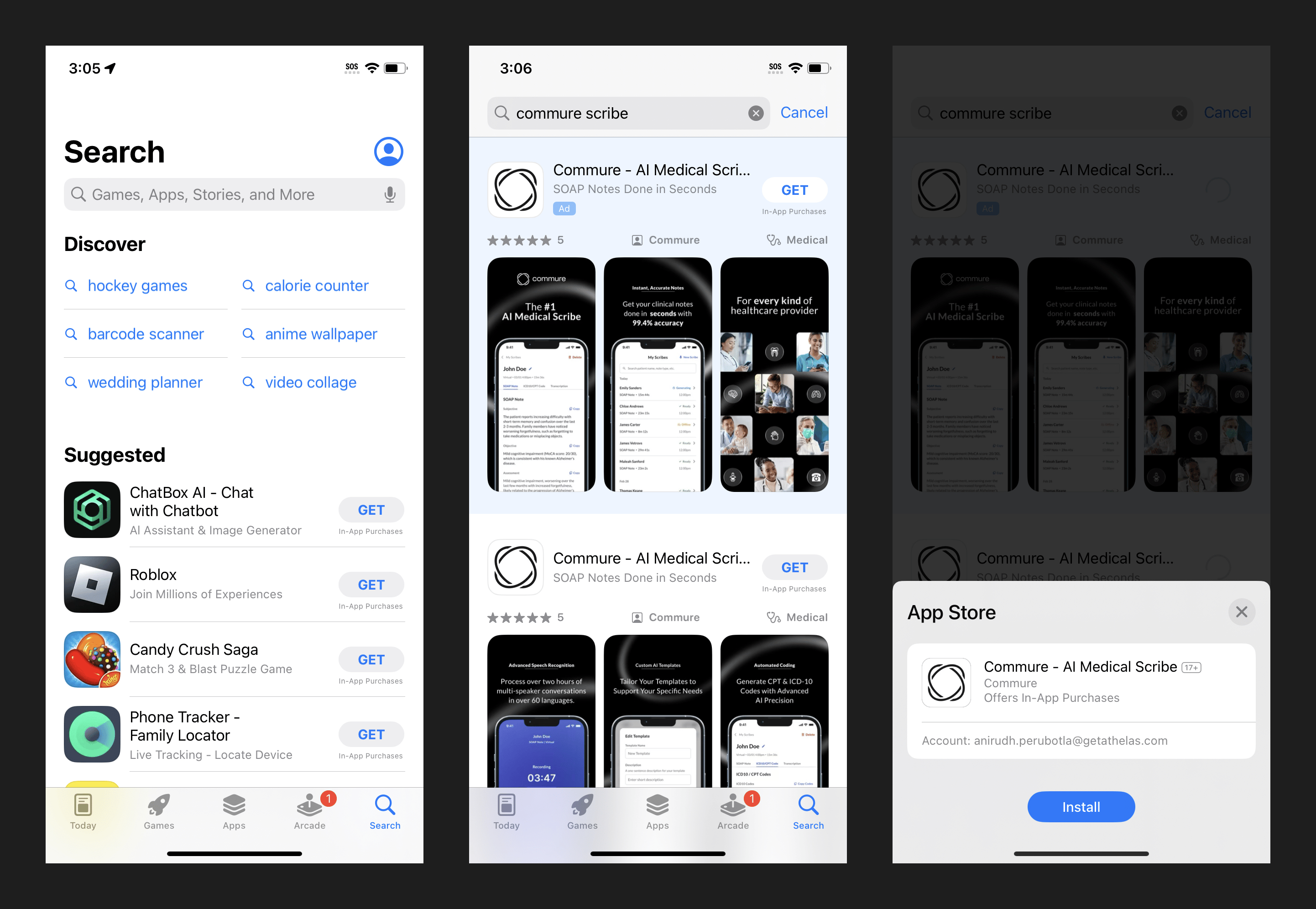 App Store search