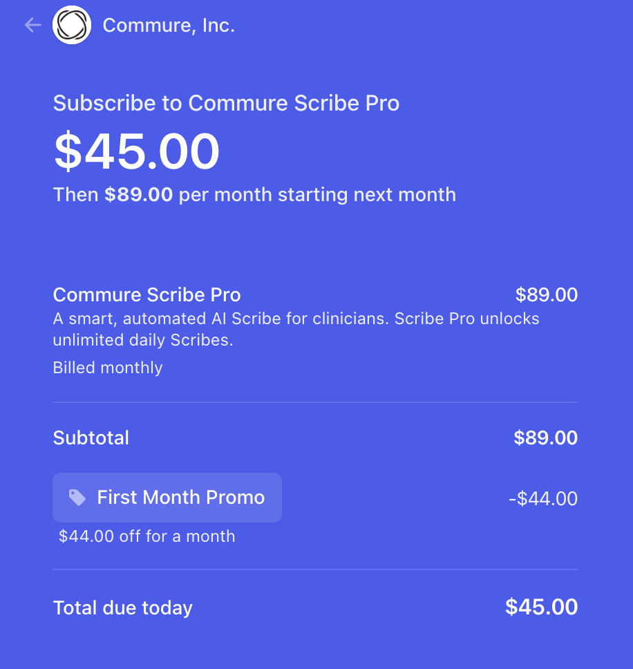Scribe Pro pricing