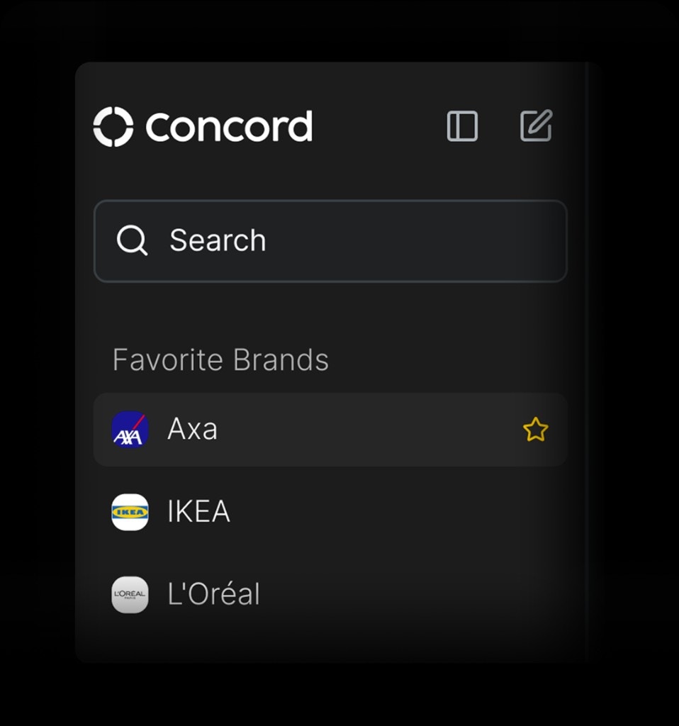 Favorites at the top of your sidebar
