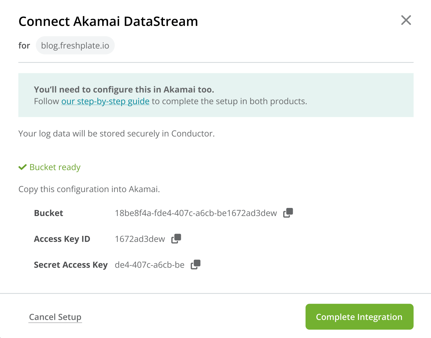 Akamai Complete Integration