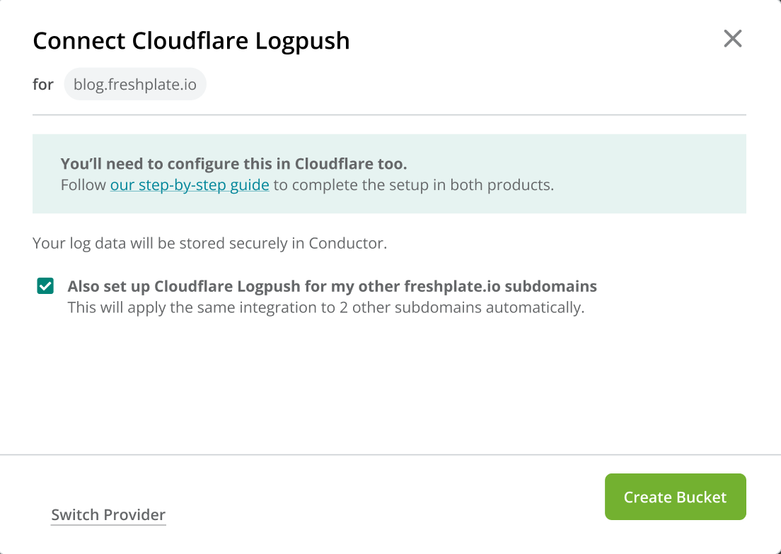 Cloudflare Create Bucket