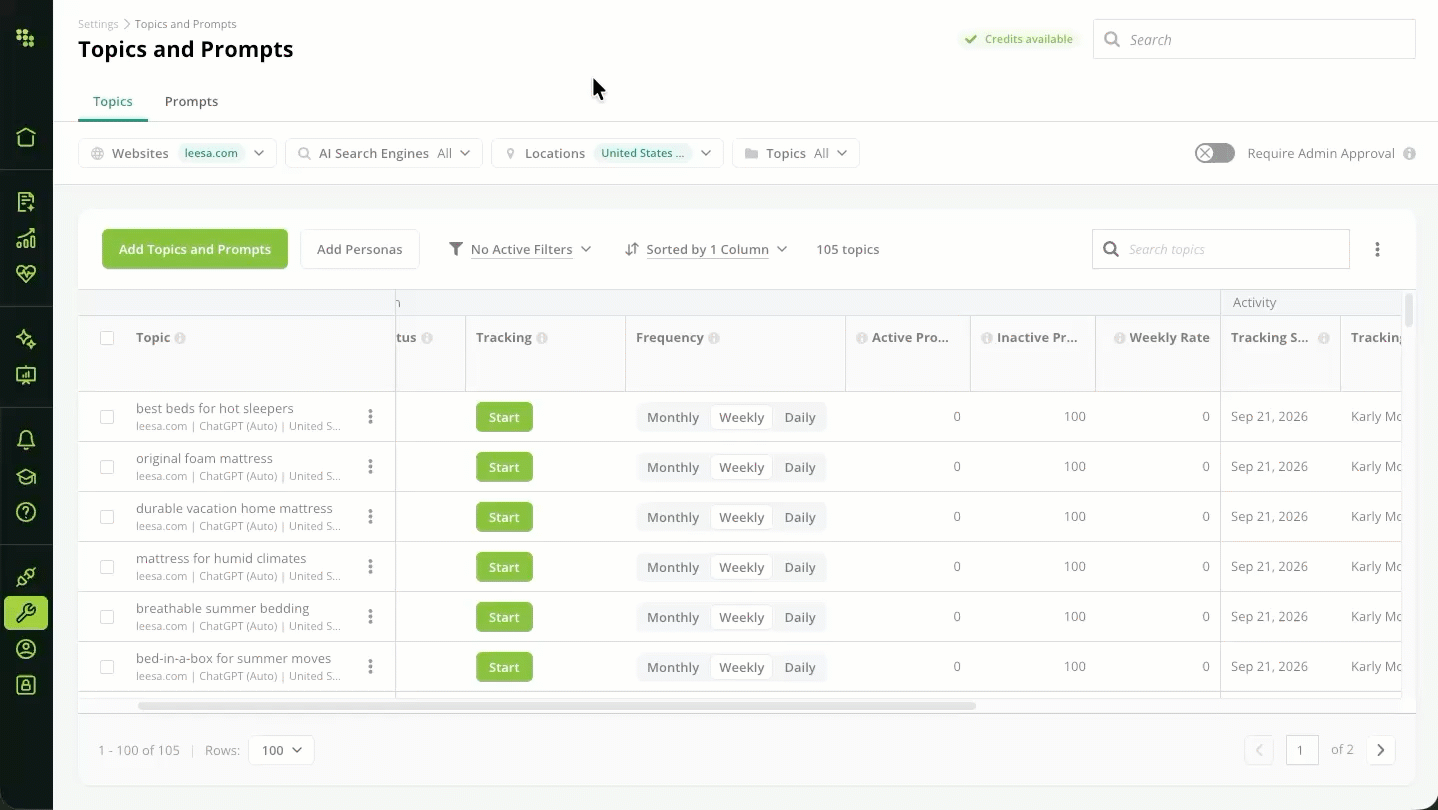 Ai Search Setup Edit Persona