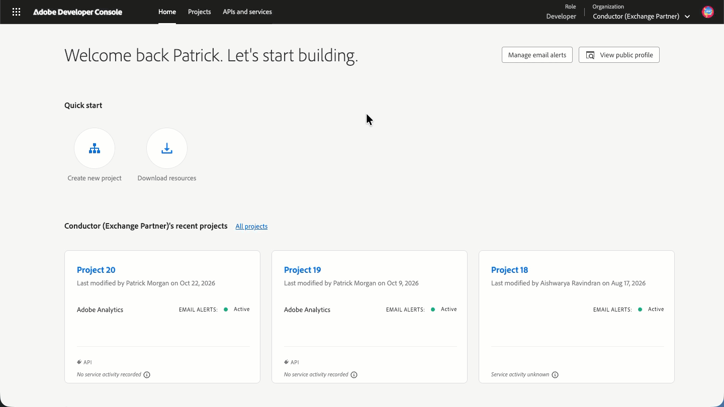 Adobe Api Config Credential