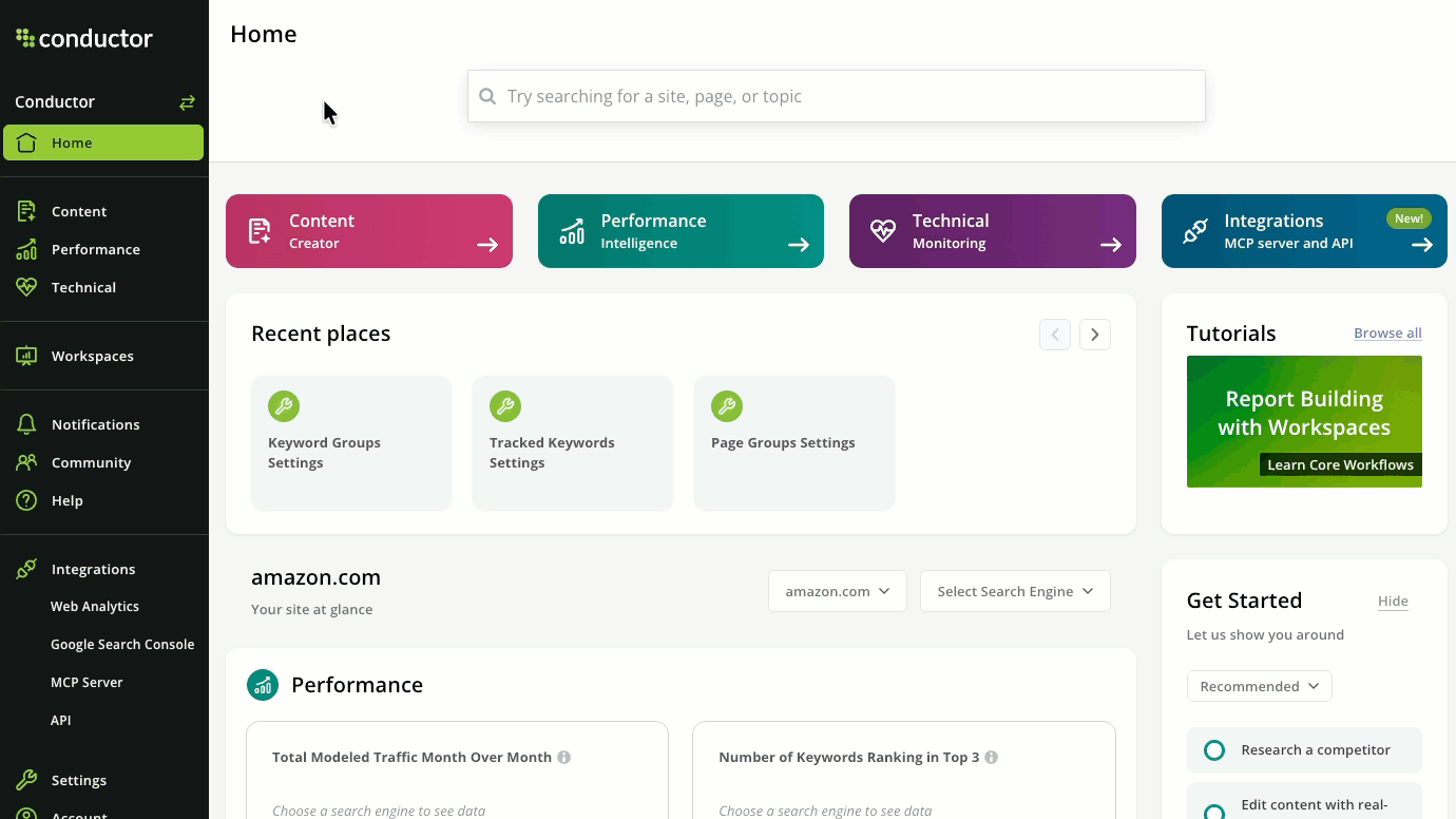 Get your API token from Conductor