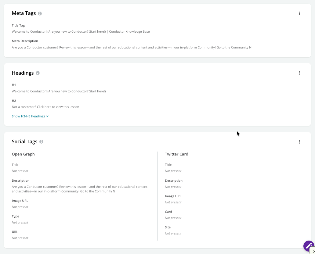 2025 Pages Reporting Alpha Program Page Details Content
