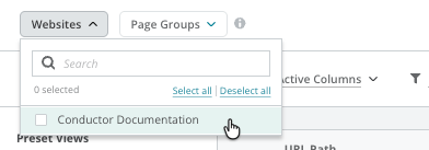 2025 Pages Reporting Alpha Program Pages Websites Menu