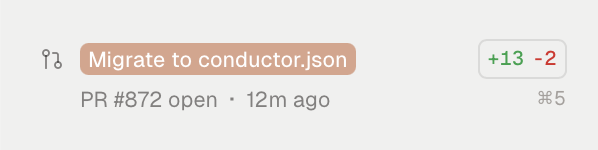 Migration conductor.json