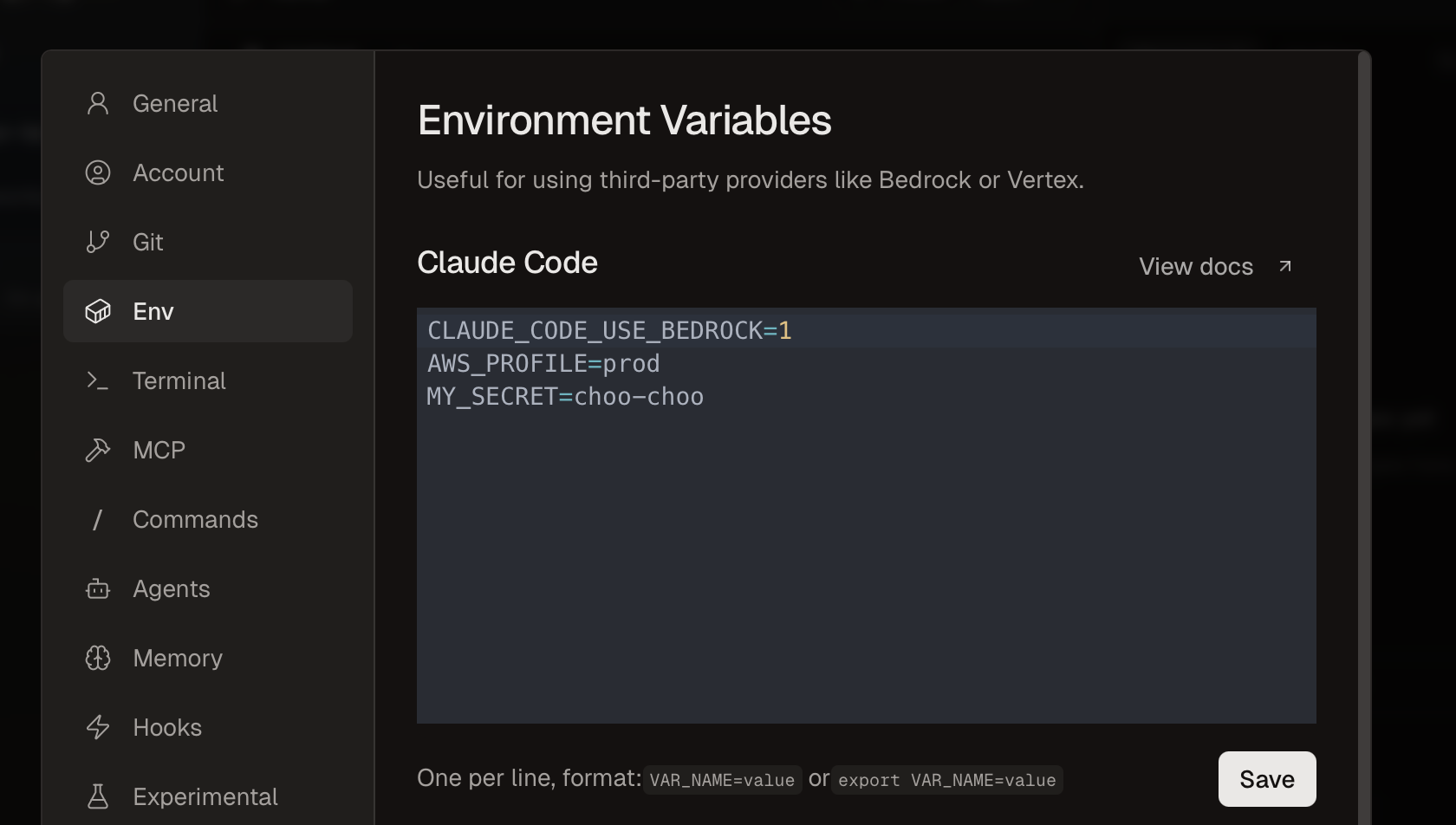 Environment Variables