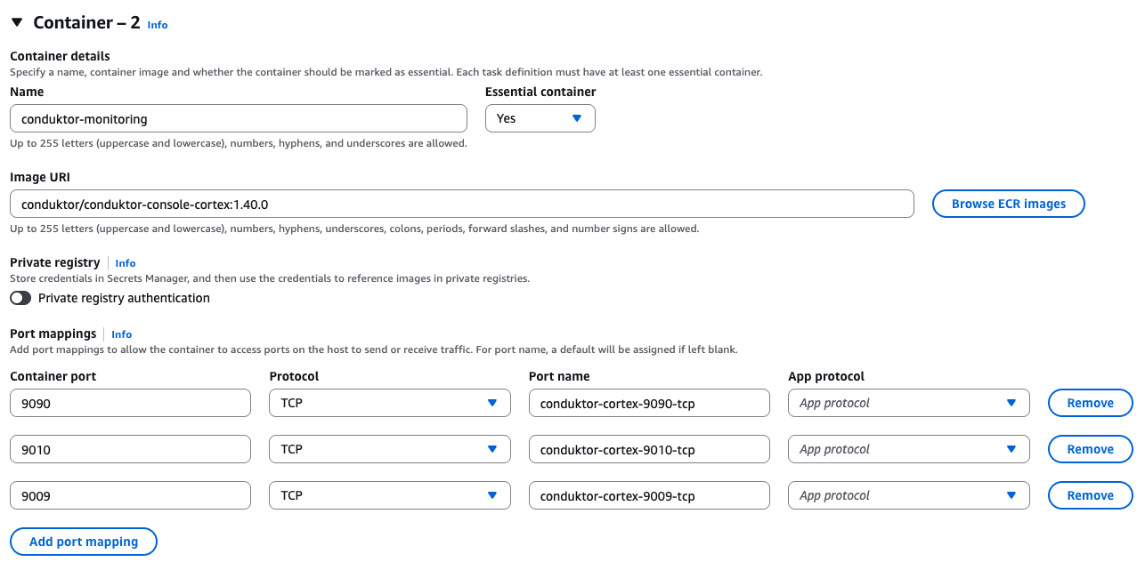 AWS Guide Port Mappings