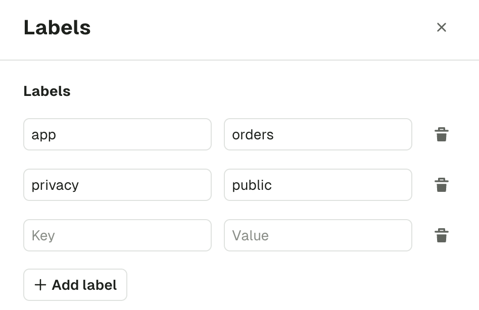 Label new