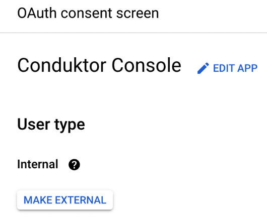 Google user type