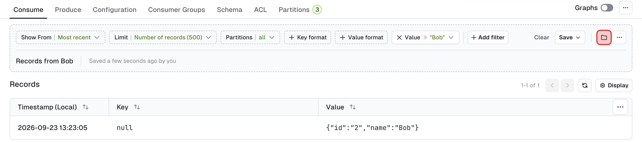 List existing views