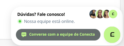 Chat com a equipe Conecta