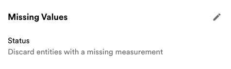 Configuring Missing Values