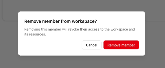 Screenshot of the confirmation dialog.