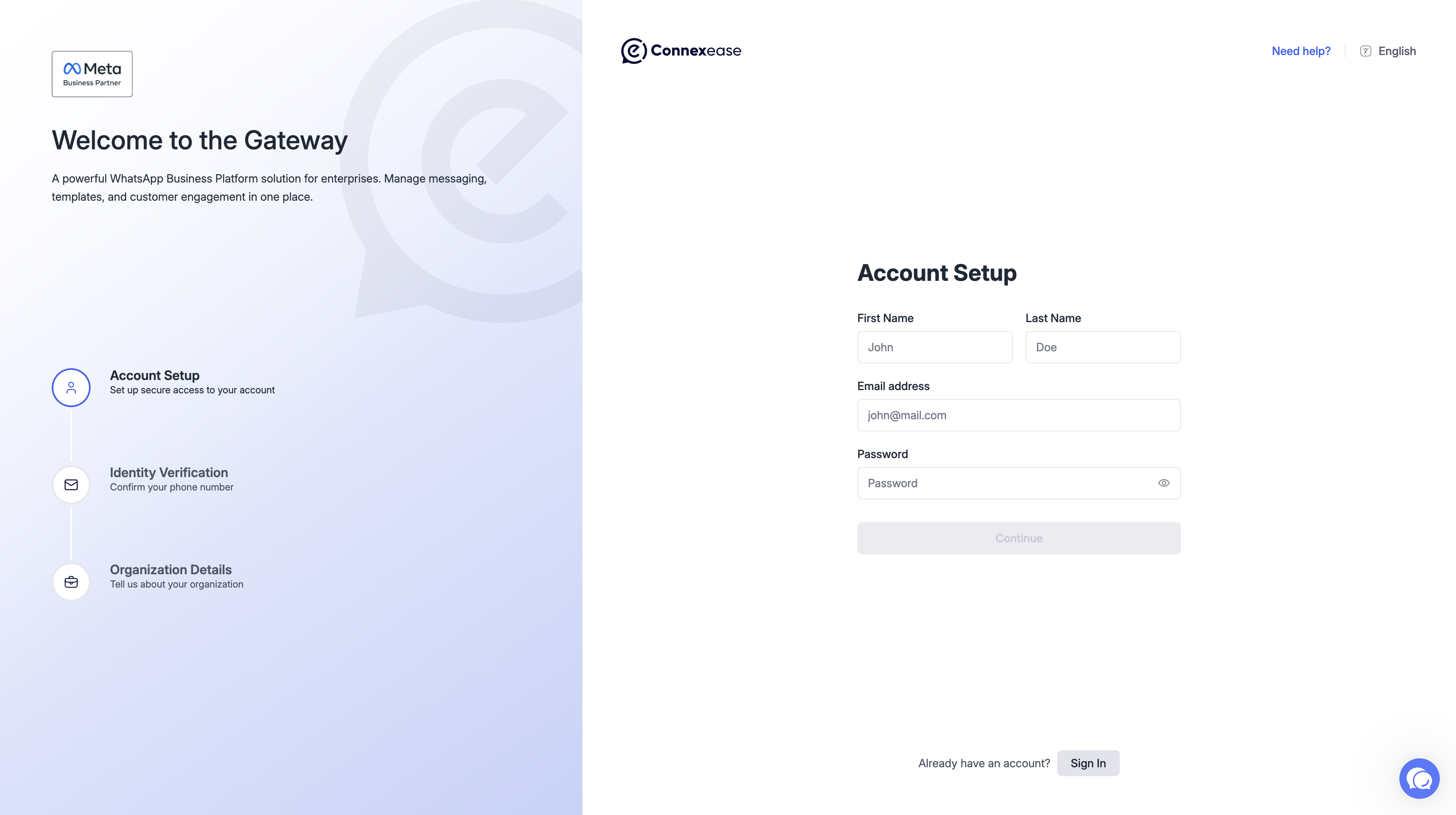 Create Account 01