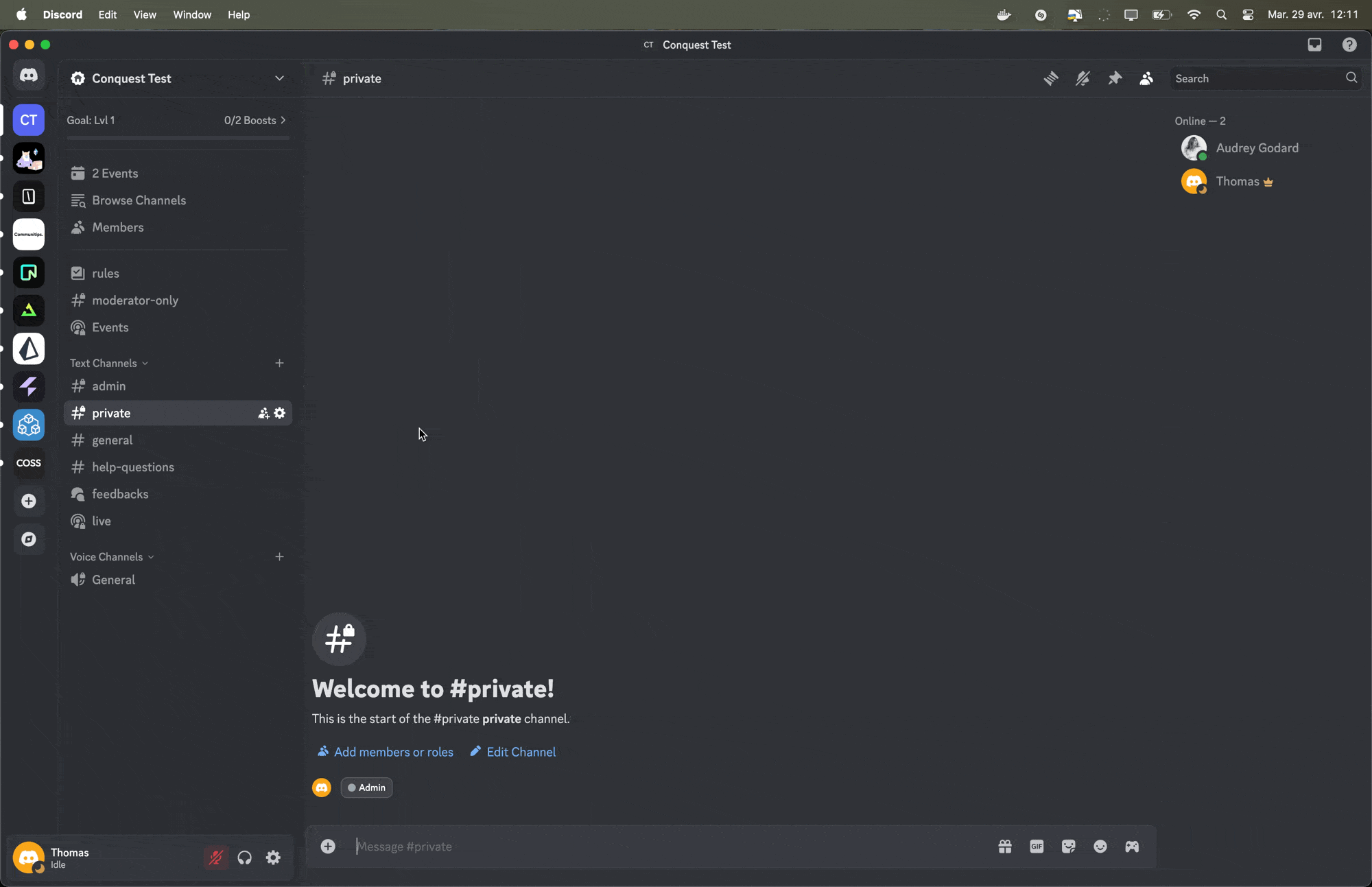 Discord missing channels