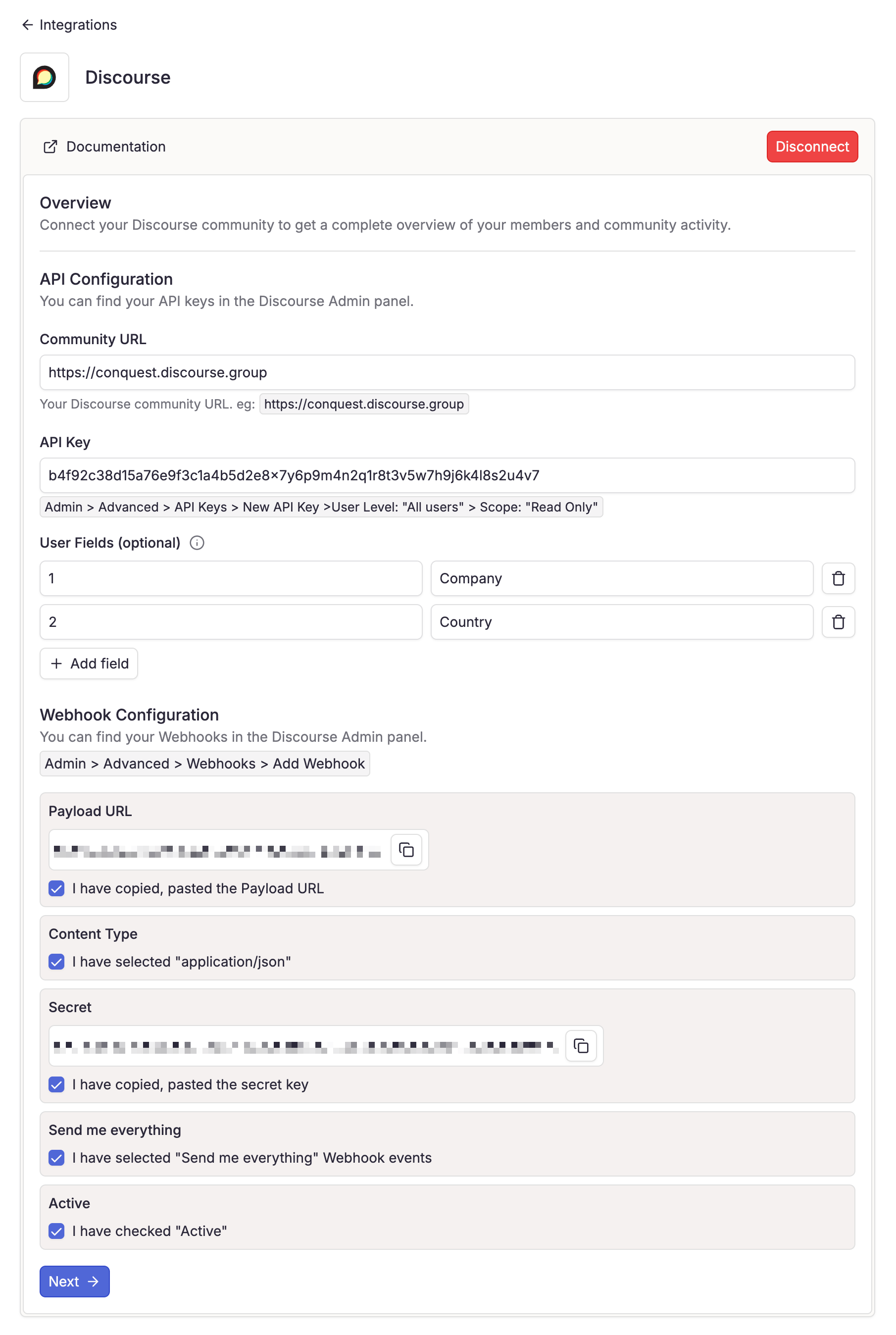 Discourse API