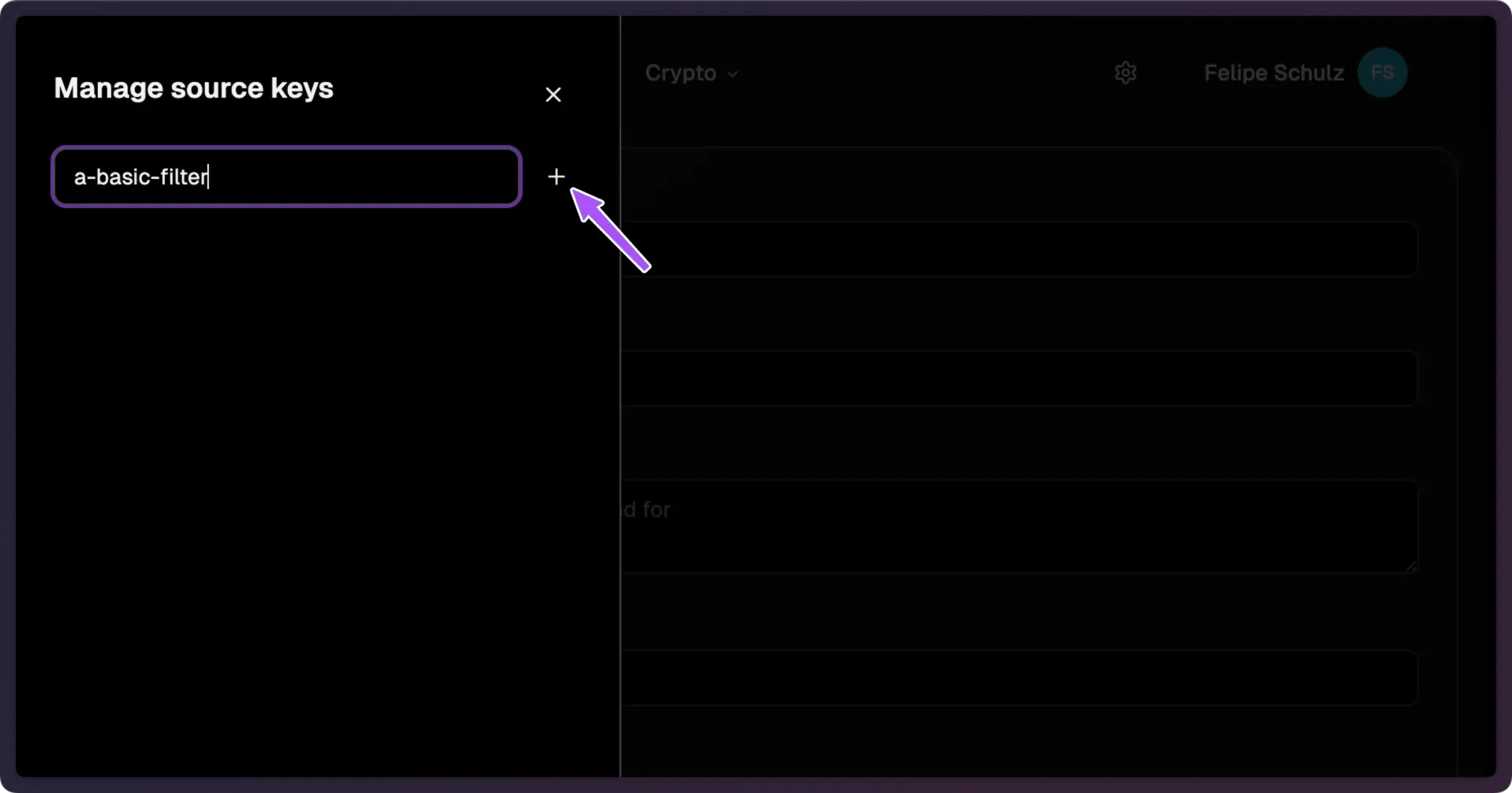 Additional configuration in dark mode