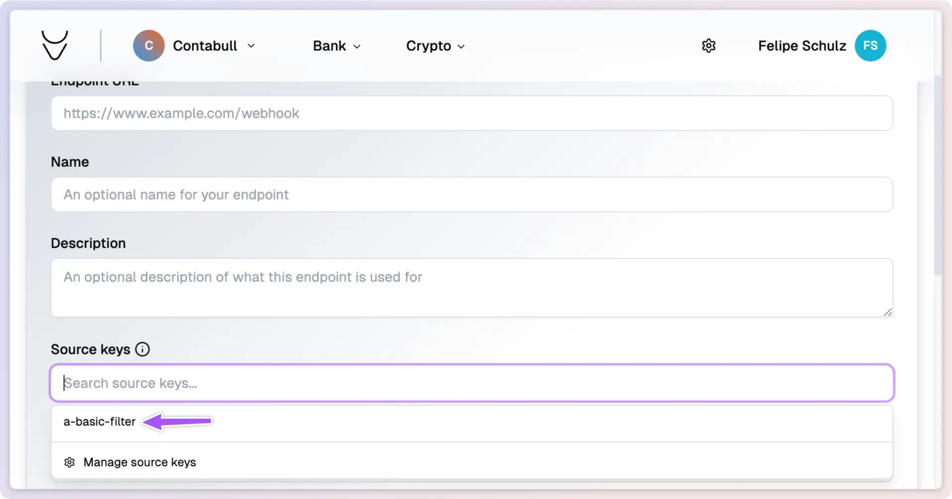 Further configuration in light mode