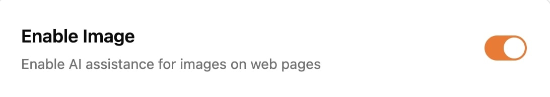 Toggle switch for enabling/disabling YouTube Assistant functionality