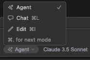 How to select agent mode