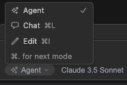 How to select agent mode