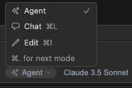 How to select agent mode
