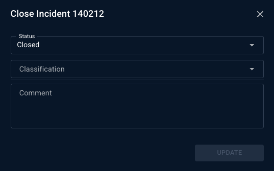Close Incident Modal 2
