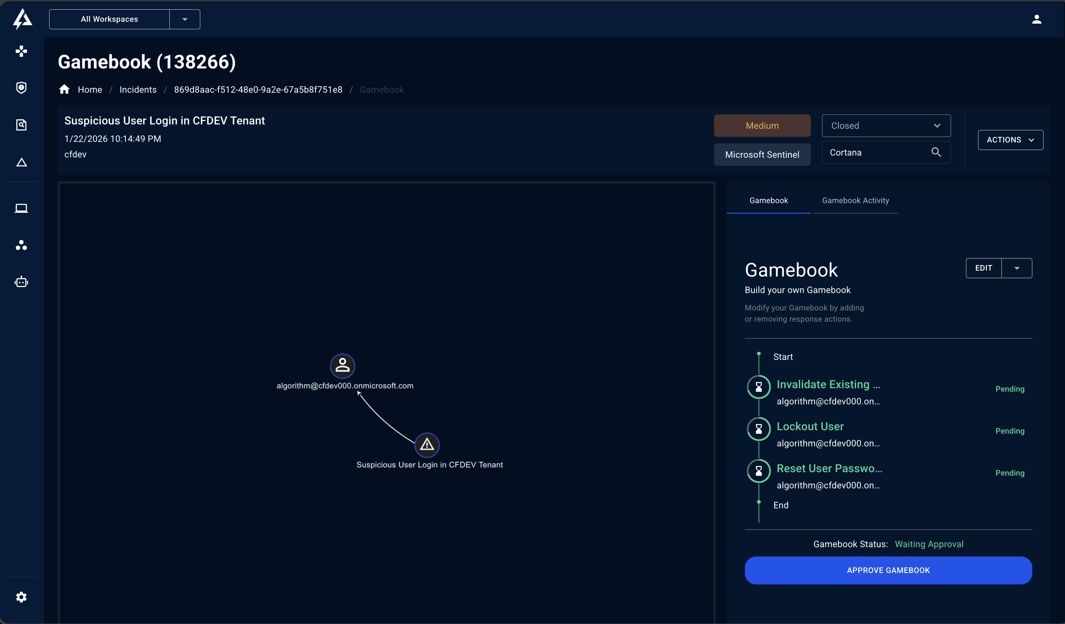 Gamebook actions queue
