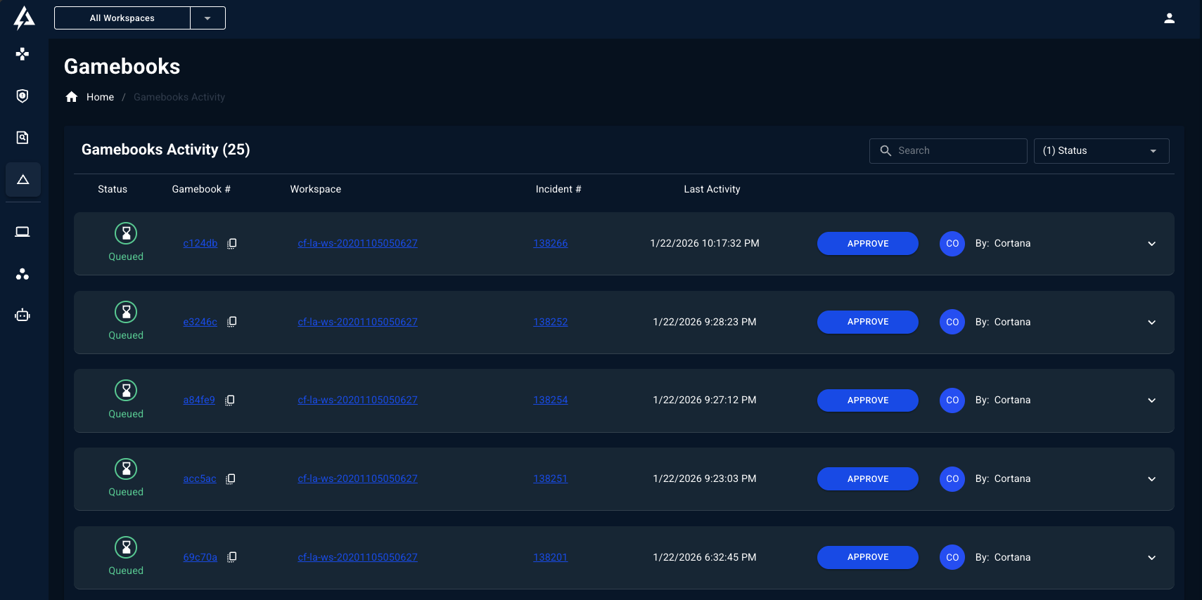 Gamebook Page Approvals