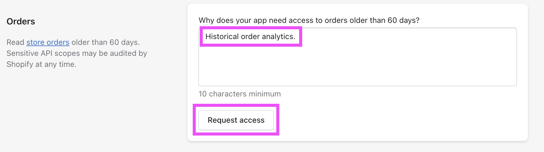 request-access-form
