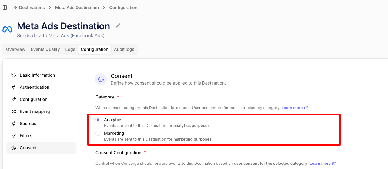 Consent - Converge Documentation