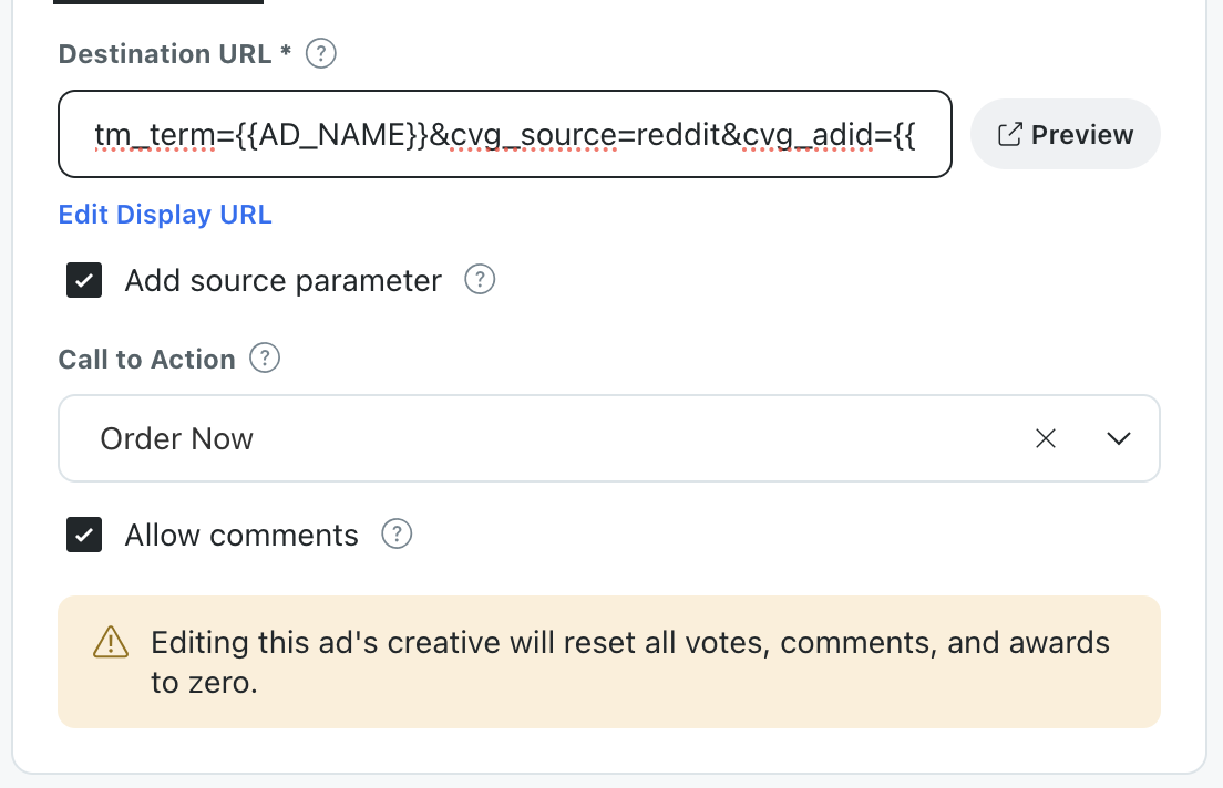 Reddit URL Parameters