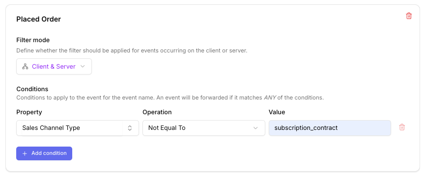 subscription filters