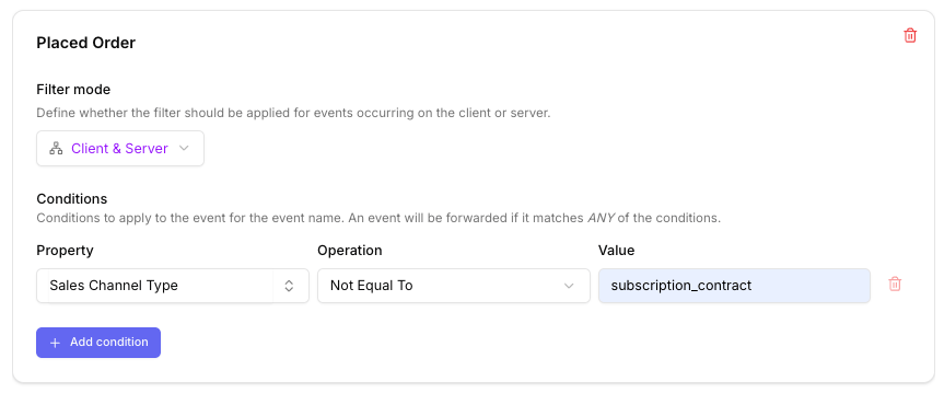 subscription filters