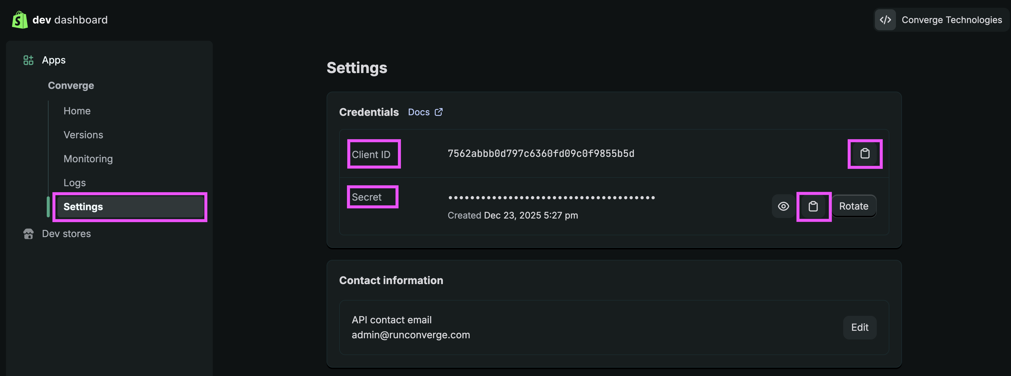 settings-credentials