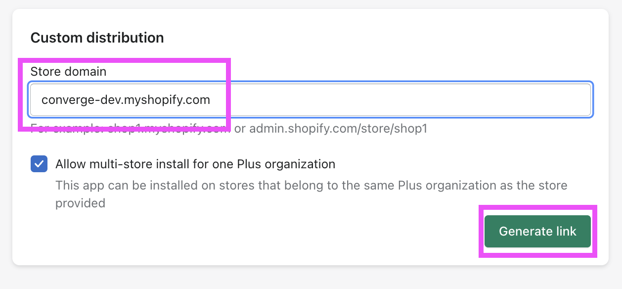 store-domain-generate