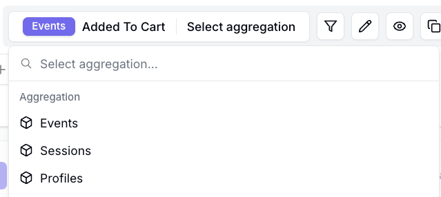 event aggregations