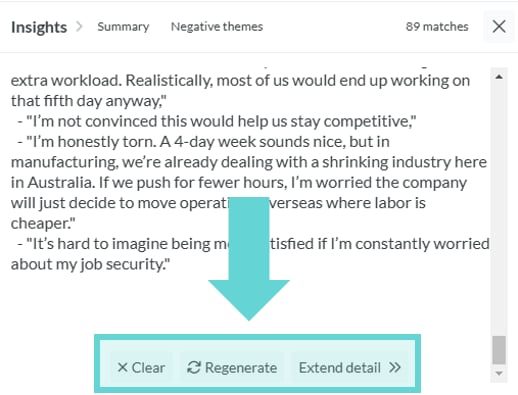 Summarise screenshot: Key commitments