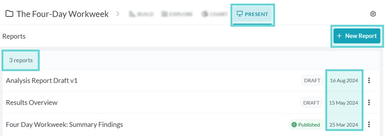Navigating Present screenshot: Present Composer