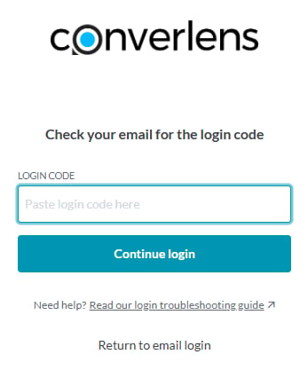 Logging in screenshot: Troubleshooting