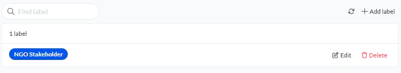 Manage Contacts screenshot: Tour