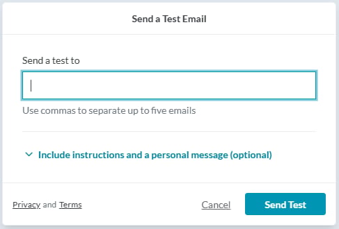 Compose Menu screenshot: Go back to edit